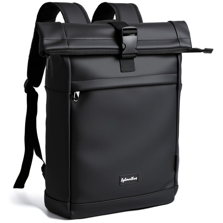 Wasserdicht Rucksack, Laptop Rolltop Rucksack für Herren & Damen Mit Diebstahlsichere Reissverschlus