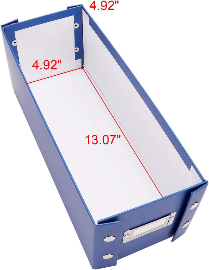 Snap-N-Store CD-Aufbewahrungsbox – 2 Stück, langlebig, 5,1 x 5,1 x 13,2 Zoll CD-Halter mit Deckel zu