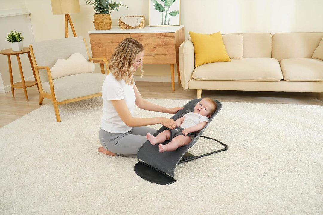 Bezug auf Babywippe - Netzgewebe. Bezug Sommer kompatibel mit BabyBjörn Wippe. Babysitz mit thermore