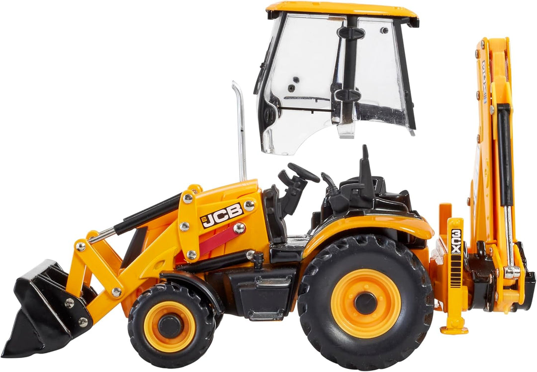 Britains JCB 3CX SiteMaster Plus Baggerlader - Diecast Construction Toy Tractor - Britains Farm Toys