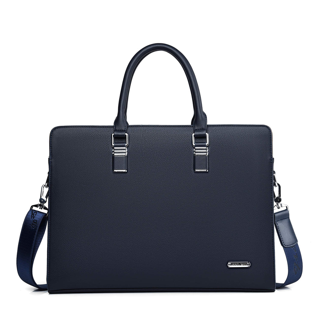 FSD.WG Herren Business Tasche,Wasserdichte Leder Aktentasche,Schulter Laptop Business Tasche für Bus