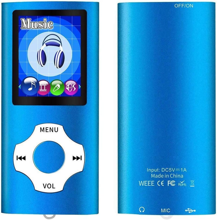 Mymahdi MP3 / MP4 beweglicher Spieler, dunkelblau mit 1.8 Zoll LCD-Schirm und Memory Einbauschlitz,