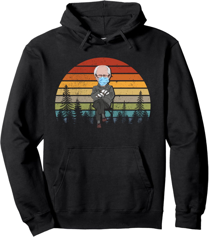 Bernie Sanders Handschuhe Meme Pullover Hoodie