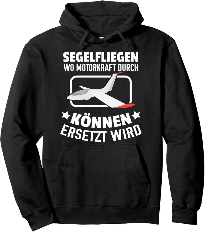 Segelfliegen, Segelflug Design I Segelflieger Motiv Pullover Hoodie