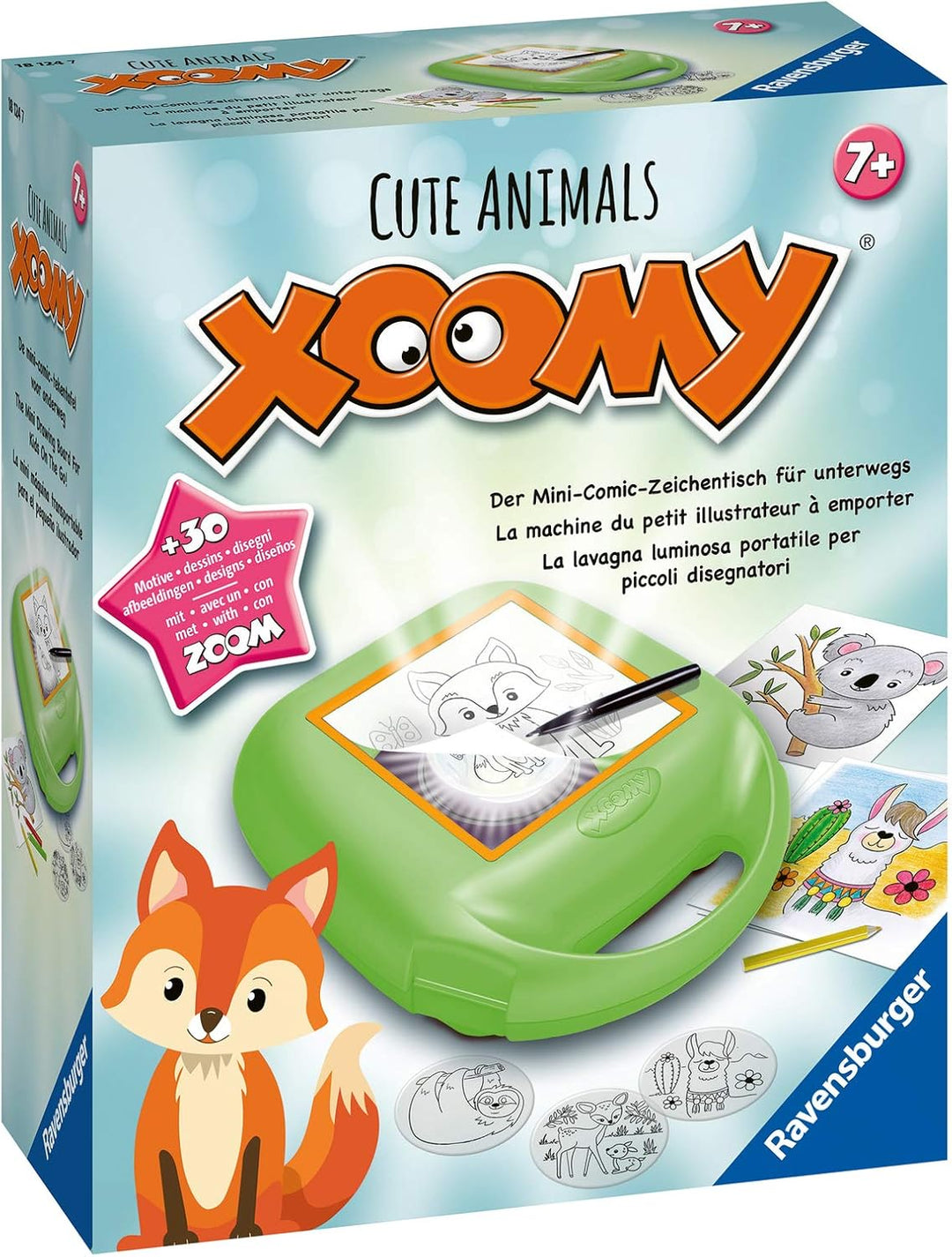 Ravensburger Xoomy Midi Cute Animals 18124 - Geschichten und süsse Tiere zeichnen lernen. Kreatives