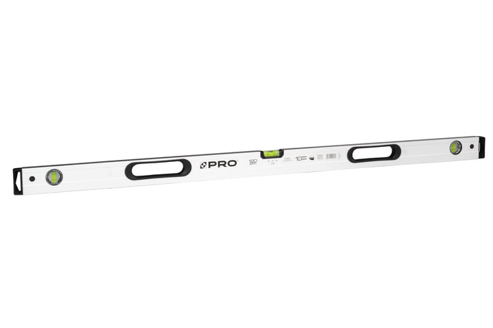 PRO800 Wasserwaage 120cm beidseitig gefräst mit Ergonomischen Profil - ERS+ (Easy Reading System) Pr