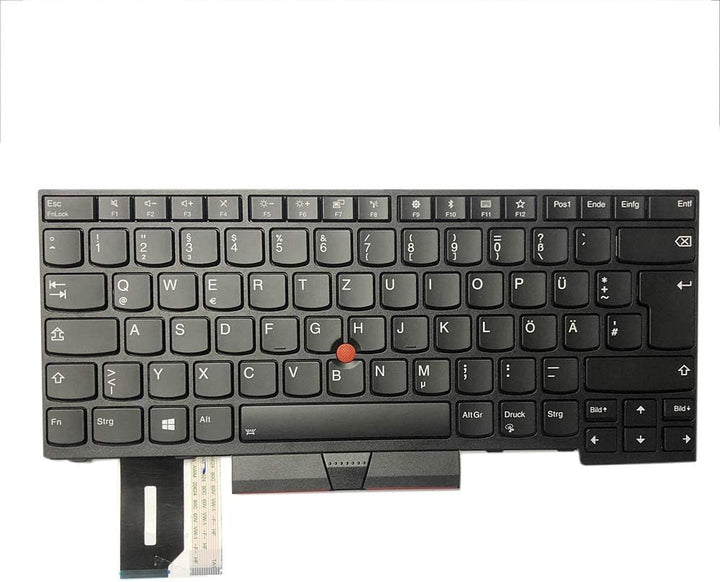 Gintai Ersatztaste Tastatur Deutsch Keyboard QWERTZ Backlit für Lenovo Thinkpad L380 L390 E480 L480