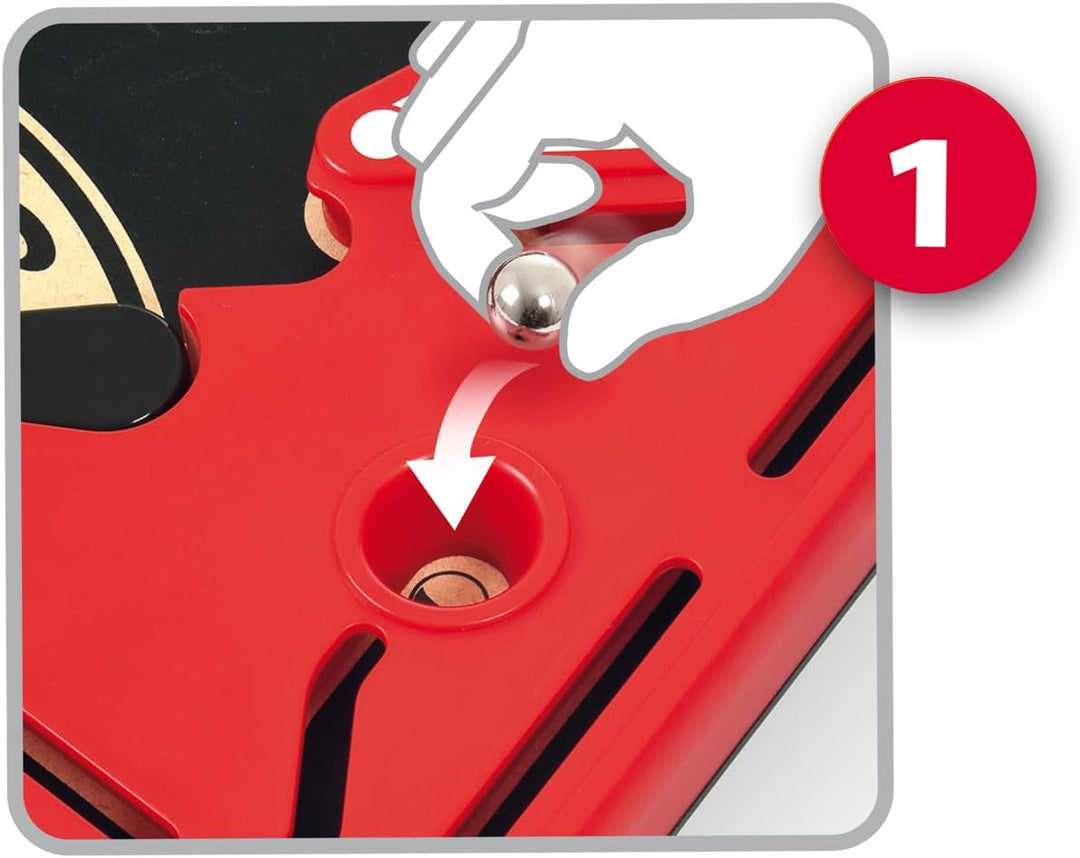 BRIO Spiele 34017 Holz-Flipper Space Safari - Pinball als Holzspielzeug für Kinder - Kinderspielzeug