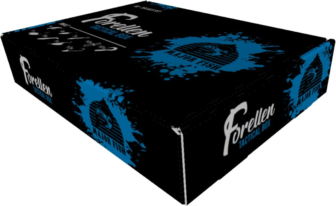Major Fish Forellen Box 50-teilig Forellenköder Geschenk für Angler