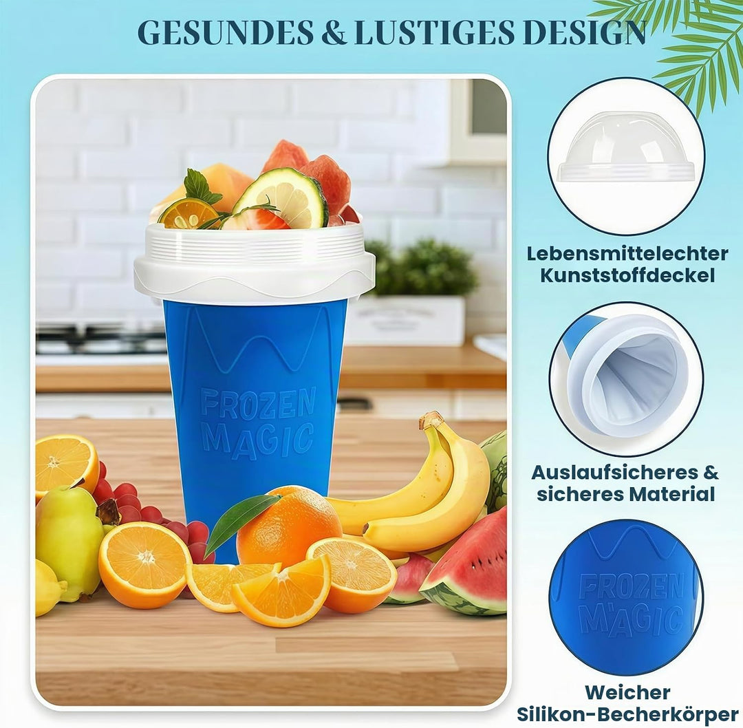 Slush Becher Magic Cup Slushy Becher 2er Set Für Kinder Familien Studenten Für Zuhause Picknick Somm