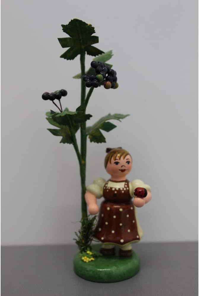 Hubrig Volkskunst Herbstkinder Herbstkind Holunder * Höhe 13cm