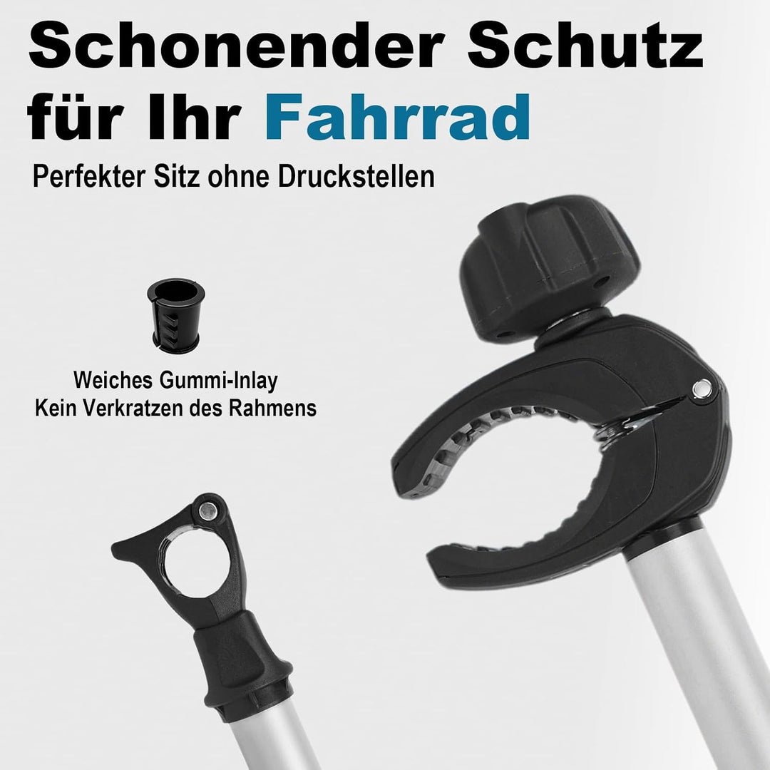 Rahmenhalter für Heck, Abschliessbare Rahmenhalterung für Fahrradträge für U-Bügelrohr (25 cm Länge)