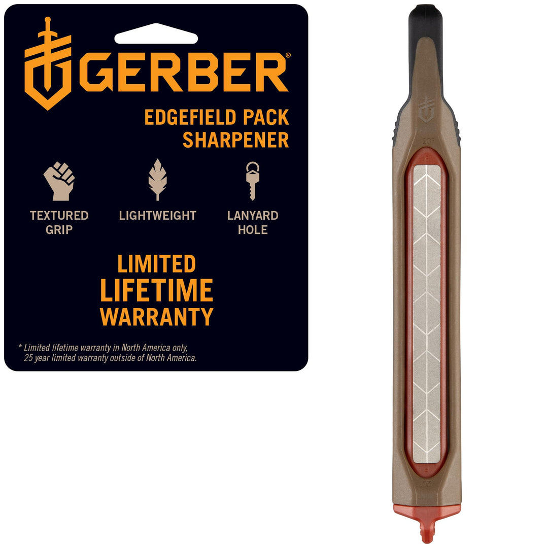 Gerber Edgefield Pack Sharpener Messerschärfer, Braun