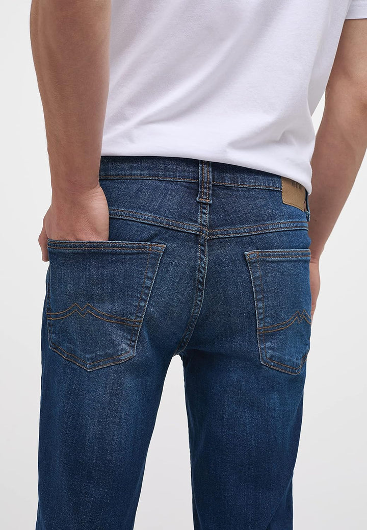 MUSTANG Herren Tramper Straight Jeans 30W / 30L Mittelblau 643, 30W / 30L Mittelblau 643