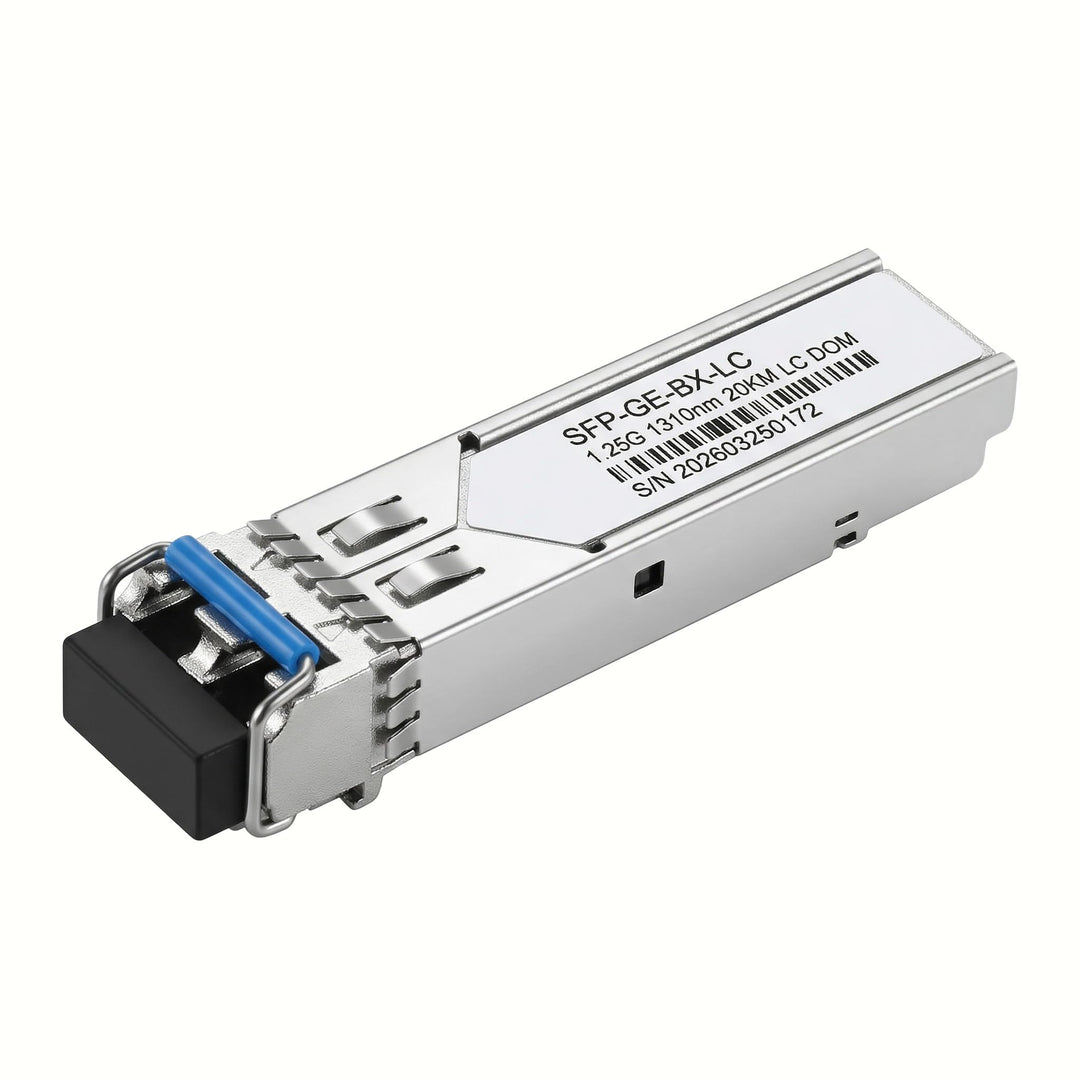 SFP+-Transceiver |1.25G-SFP+-zu-LC-Multimode-Glasfasermodul | 20KM | 1310nm | BIDI Glasfasermodul ko