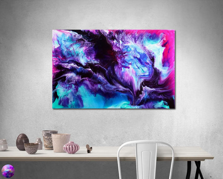 Gemälde Abstrakte Malerei Original - moderne hochglanz Wandbilder XXL - Resin Art Kunst Bild Harz Un