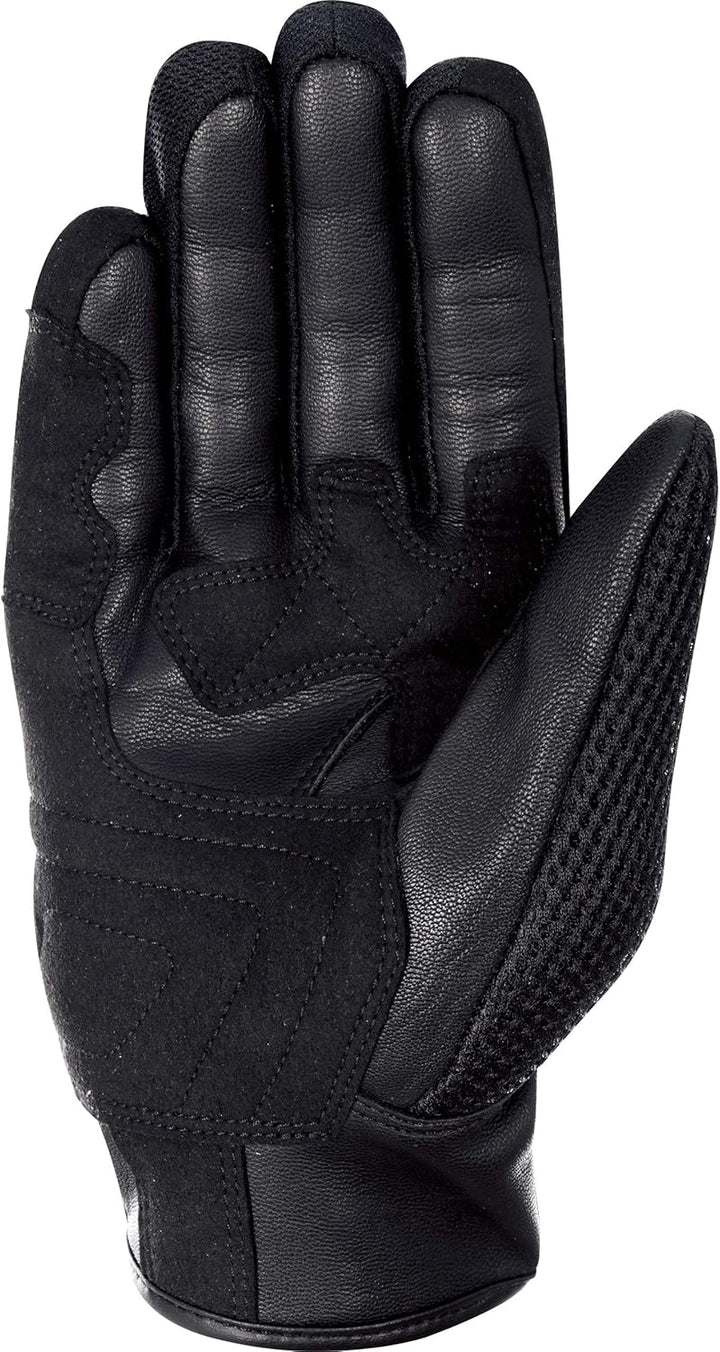 Oxford Motorradhandschuhe kurz Motorrad Handschuh Brisbane Air Sommer Handschuh grau/schwarz/rot 3XL