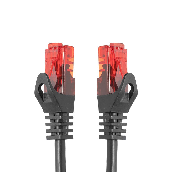 BIGtec - 10 Stück - 10m Gigabit Netzwerkkabel Patchkabel Ethernet LAN DSL Patch Kabel schwarz (2x RJ