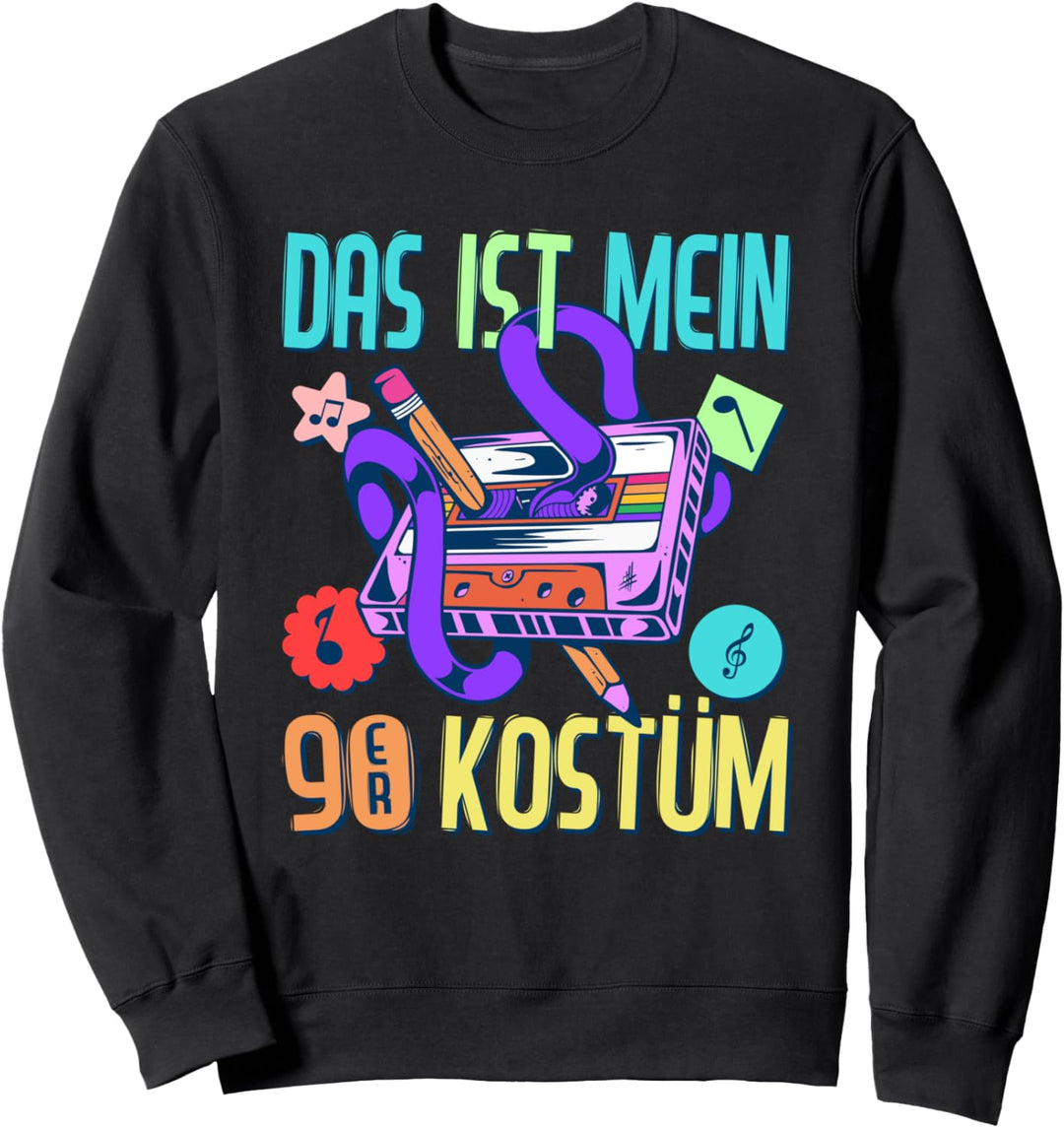 Das ist mein 90er Kostüm Neunziger Jahre Outfit Damen Herren Sweatshirt