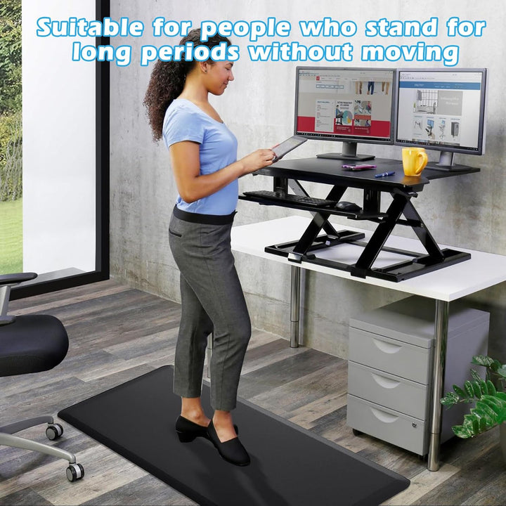 Anti-Ermüdungsmatte 71x44 cm, 1,2 cm Dicke Ergonomische Arbeitsplatzmatte, Anti Fatigue rutschfest S