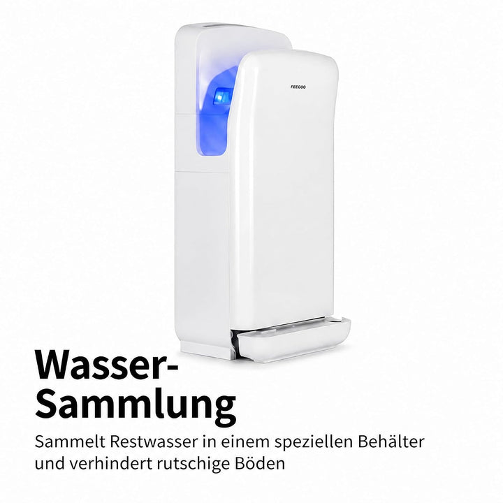 FG2006H Automatischer doppelseitiger Jet-Händetrockner, 240V, Weiss