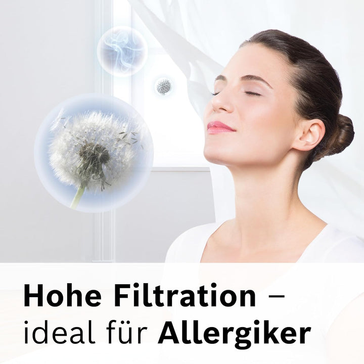 Bosch Staubsauger beutellos Serie 6 BGC41XECO, ideal für Allergiker, Hygiene-Filter, 10 Jahre Motorg