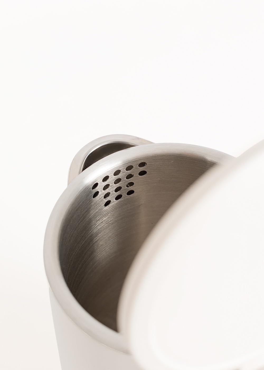 CREATE/KETTLE STUDIO PRO/Elektrischer Wasserkocher 1L Cremeweiss/Temperaturregelung, Warmhaltefunkti