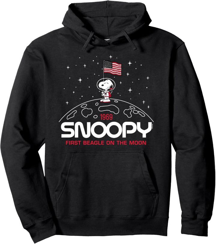 Peanuts – Snoopy Flagge Moon Pullover Hoodie