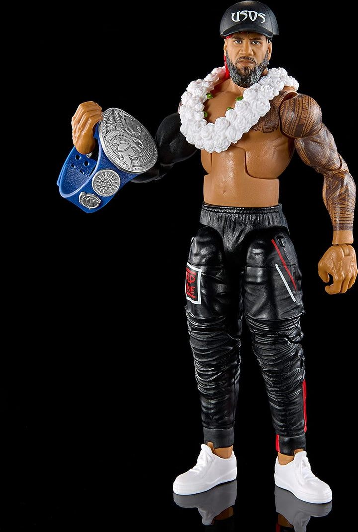 Mattel WWE Jimmy USO Top Picks Elite Collection Actionfigur, Artikulation & lebensechte Details, aus