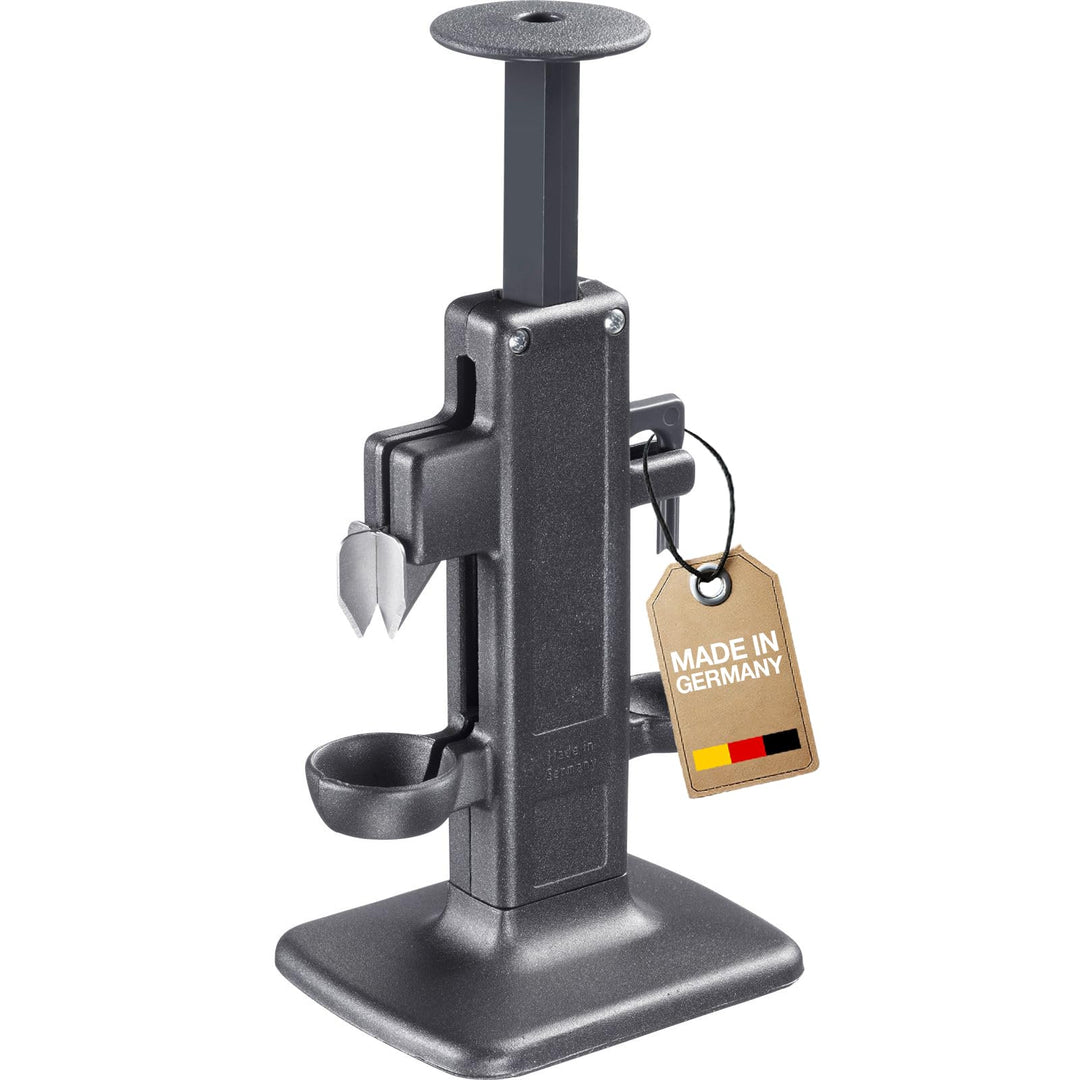 Westmark Kirschen- und Pflaumenentsteiner "Black Edition" – Kombi-Entkerner – Höhe: 23 cm, Aluminium