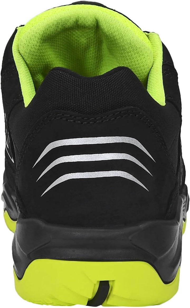 ELTEN Unisex Elten Sicherheitsschuhe S2, Herren, Sportlich, Leicht, Schwarz, Stahlkappe, Sicherheits