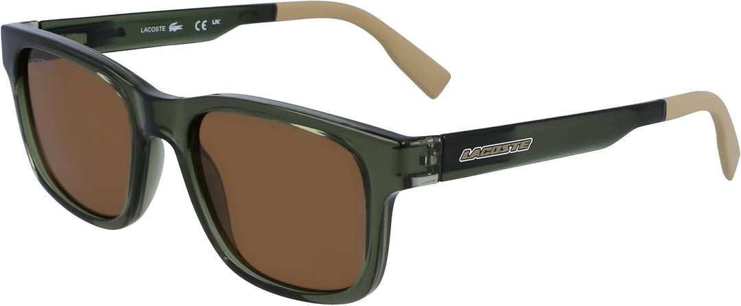 Lacoste Jungen Sonnenbrille Einheitsgrösse Khaki, Einheitsgrösse Khaki