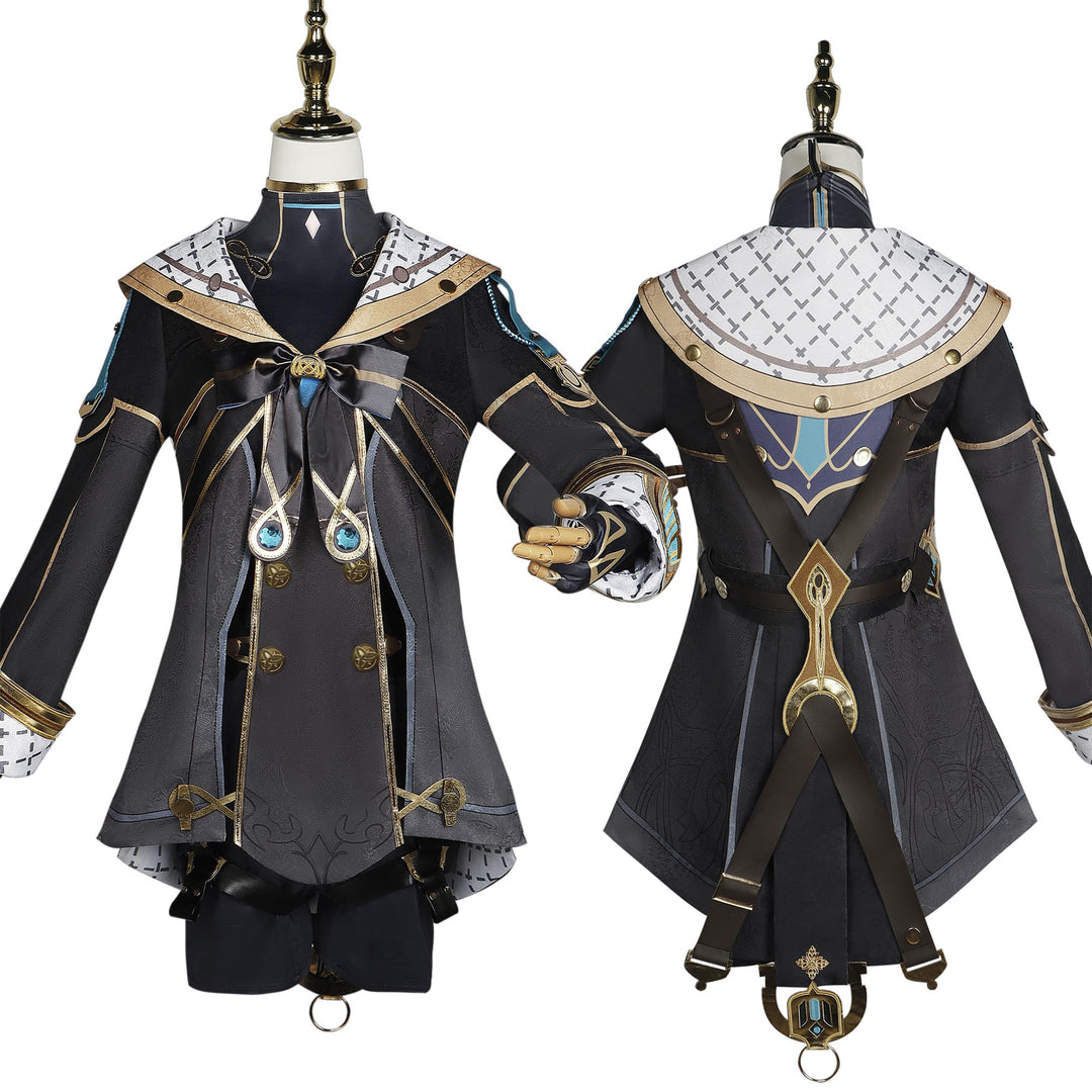 OSIAS Genshin Impact Cosplay Kostüm, verbesserte Version mit hochwertigen Stoffen, Accessoires und P