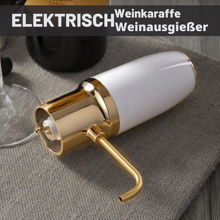 Elektrischer Weinbelüfter-Spender, elektrischer Smart-Dekanter mit wiederaufladbarem USB-Anschluss,