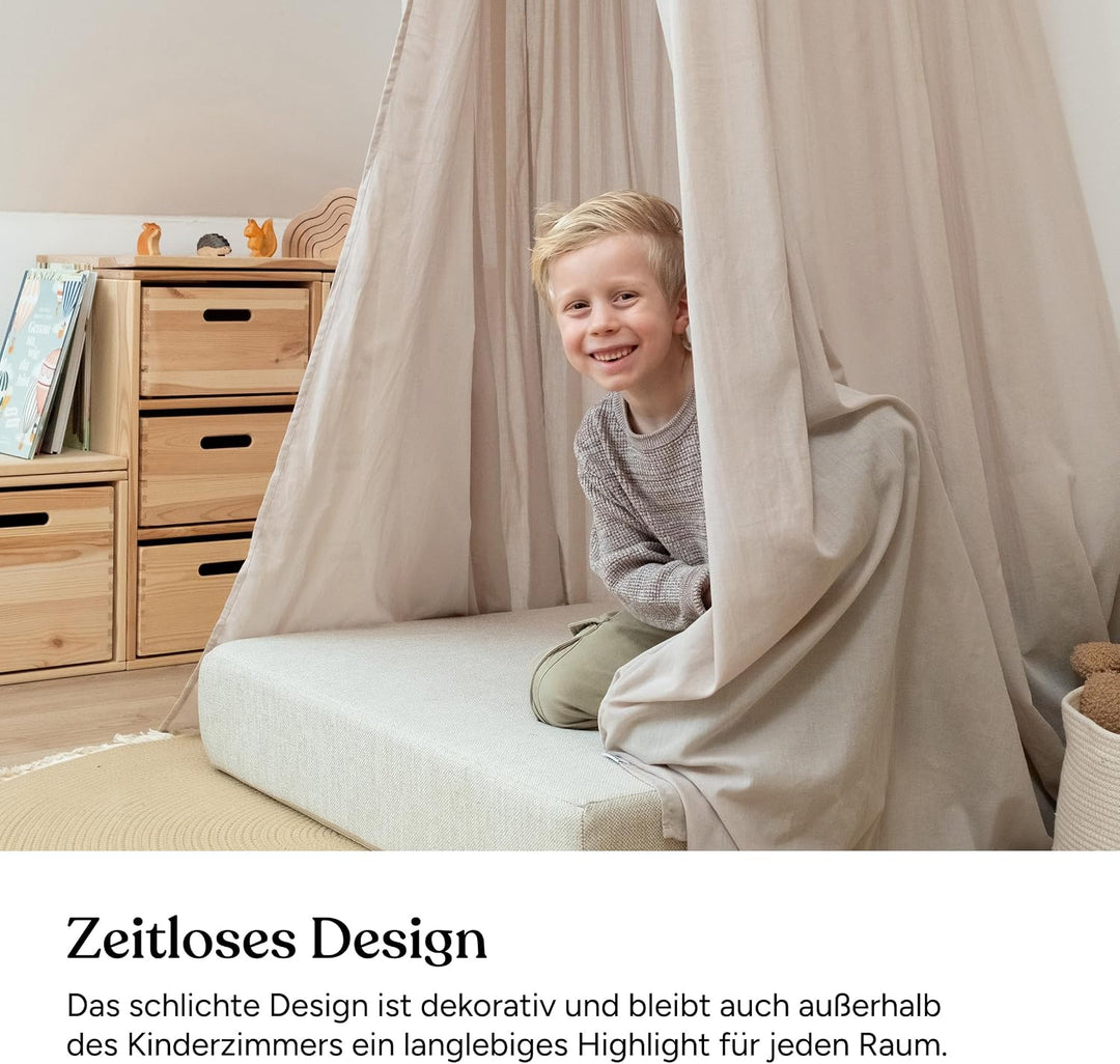 Ehrenkind® Baldachin mit Ring | Wohlfühl-Dekoration für das Kinderzimmer | Betthimmel Kinderzimmer a