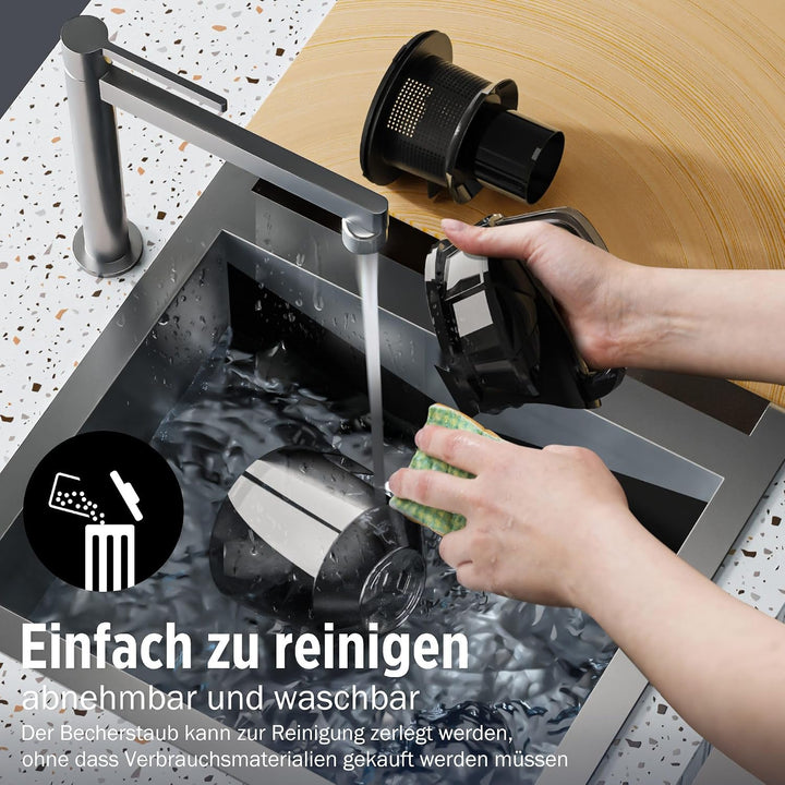 OYLCDI Beutelloser Bostaubsauger ohne Beutel,1600W Staubsauger|70dB|Bodenstaubsauger|HEPA Filter Bod