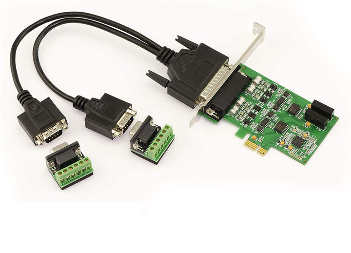 KALEA-INFORMATIQUE PCI Express PCIe-Controller-Karte mit 2 RS422 RS485-Ports und EXAR XR17V352 Chips