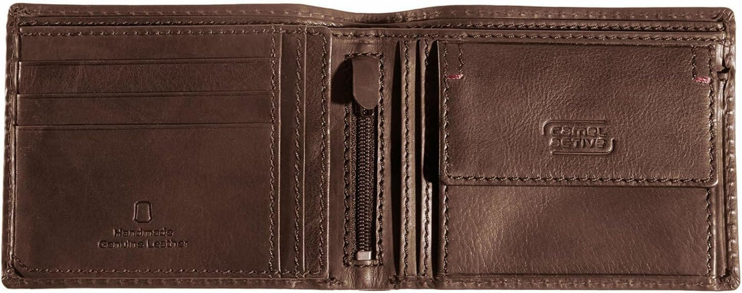 camel active bags Salamanca Herren Geldbörse Querformat Leder Mittelgross brown 12,5 x 2 x 9,5 Brown