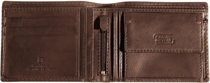 camel active bags Salamanca Herren Geldbörse Querformat Leder Mittelgross brown 12,5 x 2 x 9,5 Brown