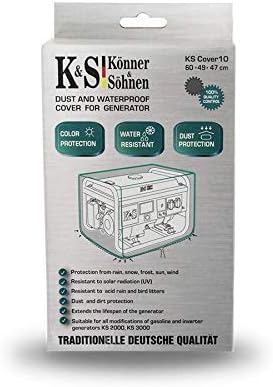 Könner & Söhnen KS Cover 10 - Wasserdichte, staubdichte und robuste schützende Polyester Abdeckung z