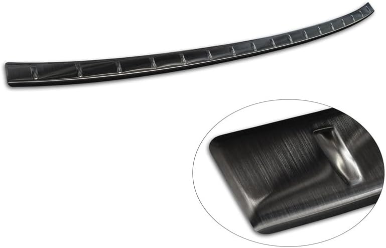 Avisa Schwarz Edelstahl Heckstossstangenschutz kompatibel mit Omoda 5 2024- &