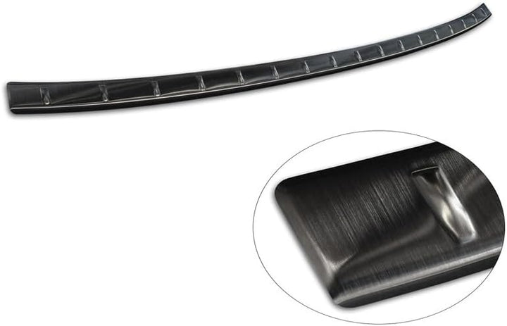 Avisa Schwarz Edelstahl Heckstossstangenschutz kompatibel mit Omoda 5 2024- &