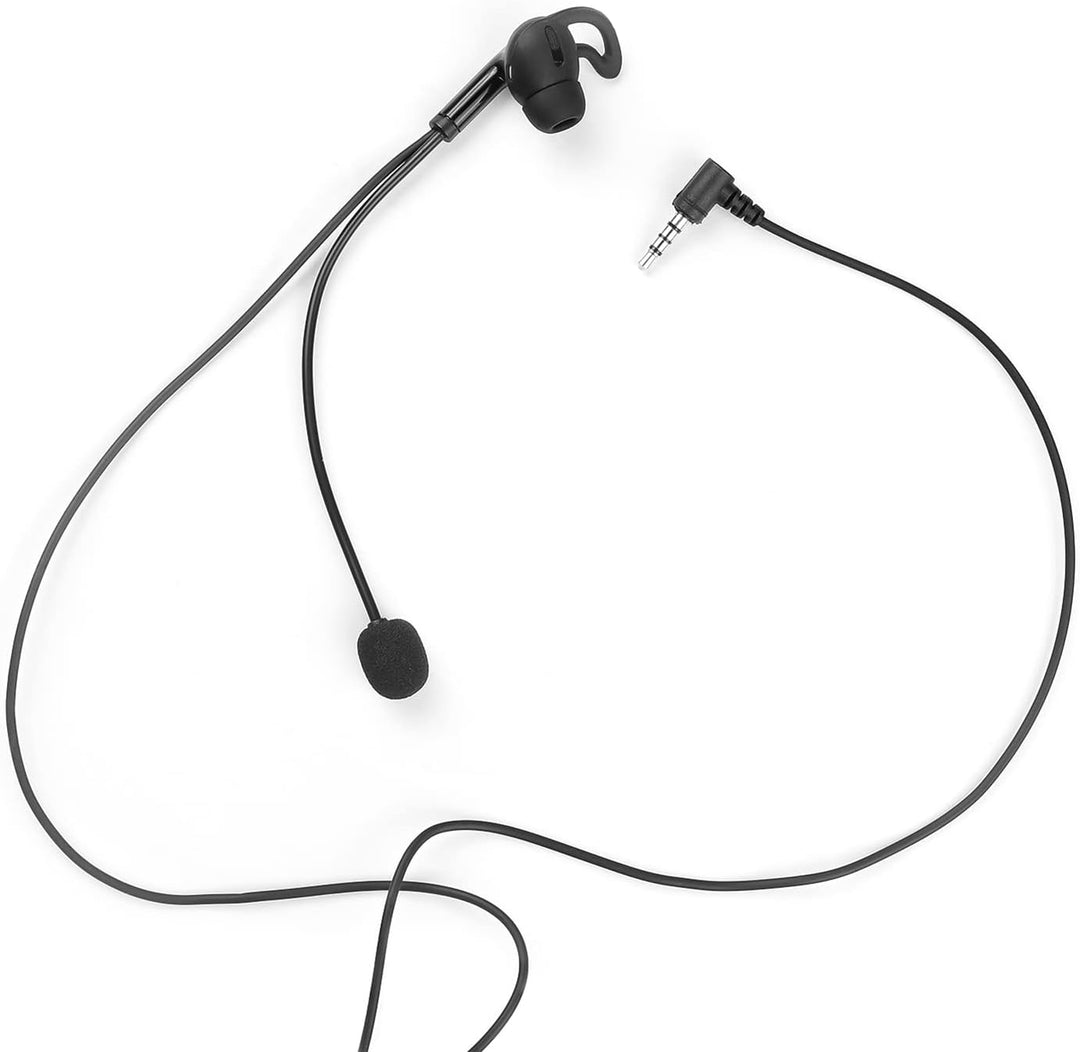 Lechnical Schiedsrichter-Headset, In-Ear-Kopfhörer mit Mikrofon-Ersatz für V6 Pro/V6C/V4 Plus/V4C Pl
