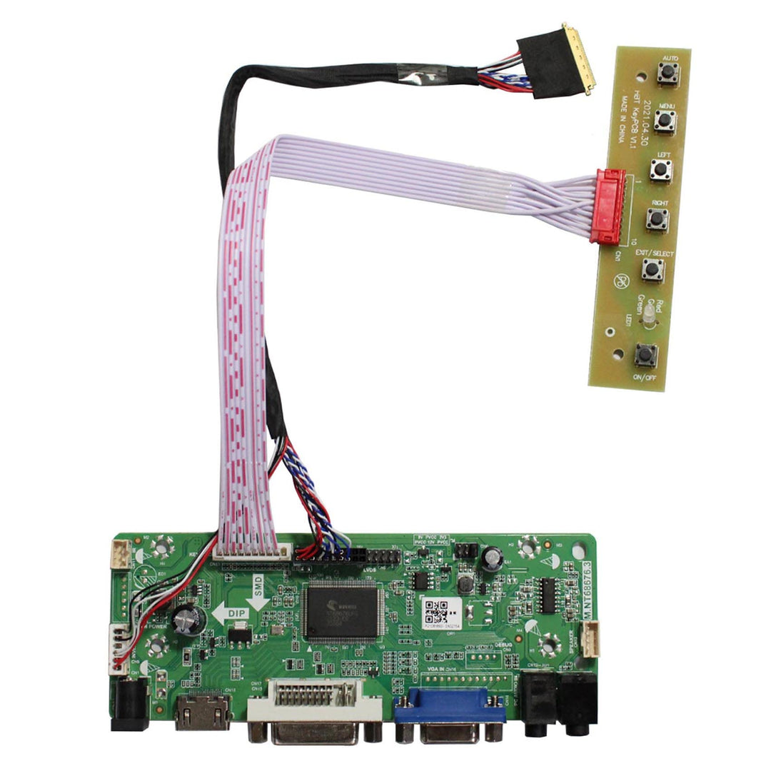 HD-MI VGA DVI LVDs Controller Karte 40 pin für 15.6" 1366x768 LP156WH2 LP156WH4 B156XW04 WLED LCD