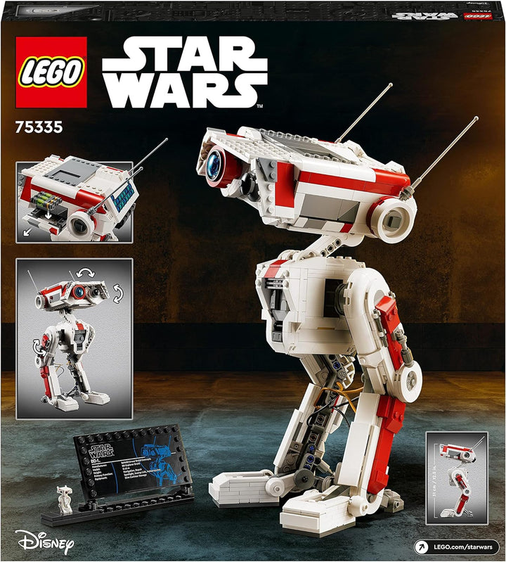 Lego 75335 Star Wars BD-1, Modellbausatz, bewegliche Droidenfigur, Zimmerdekoration, Weihnachtsgesch
