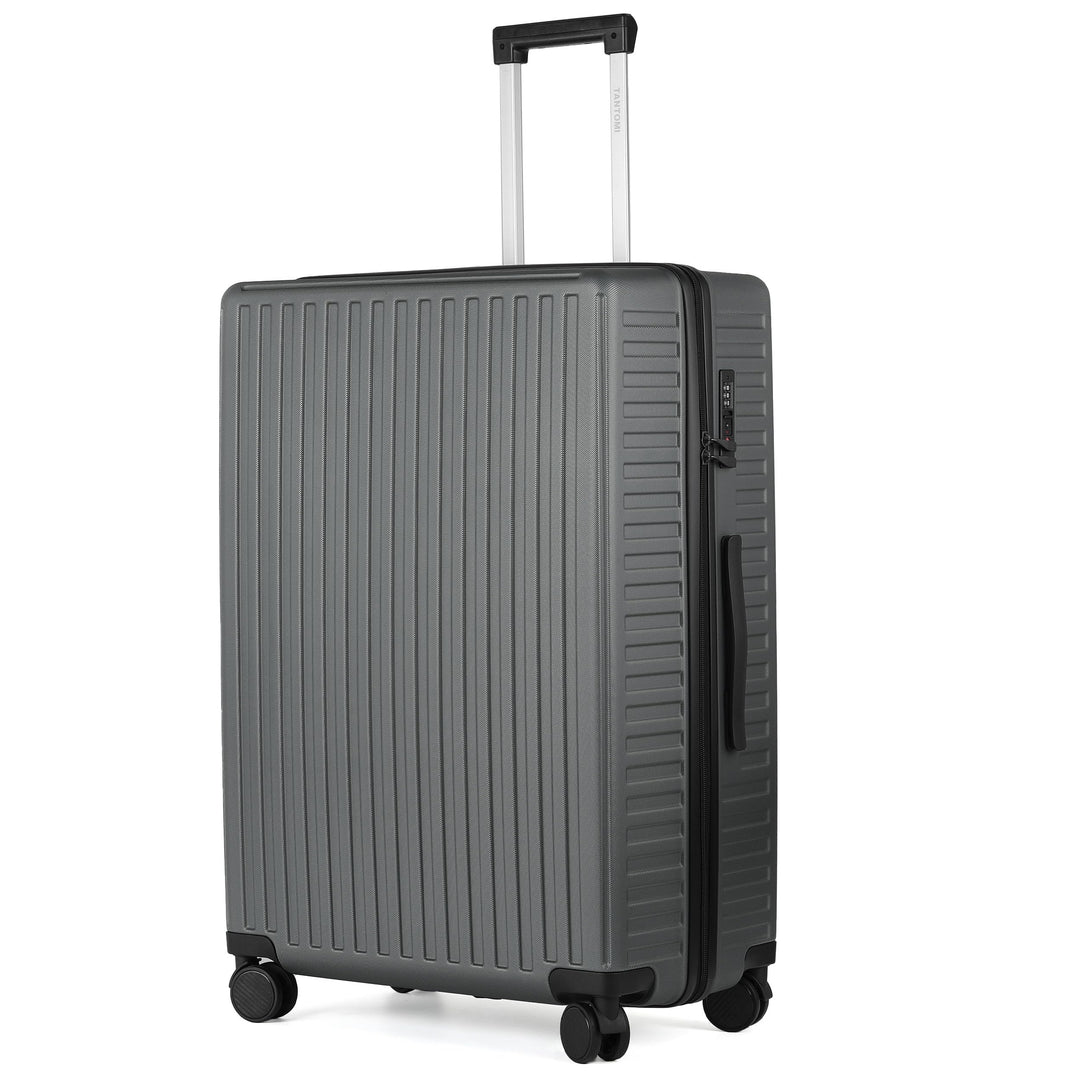 TANTOMI Koffer Gross, 28 Zoll Hartschalenkoffer, Leichter ABS-Rollkoffer, Reisekoffer mit 4×360°-Rol