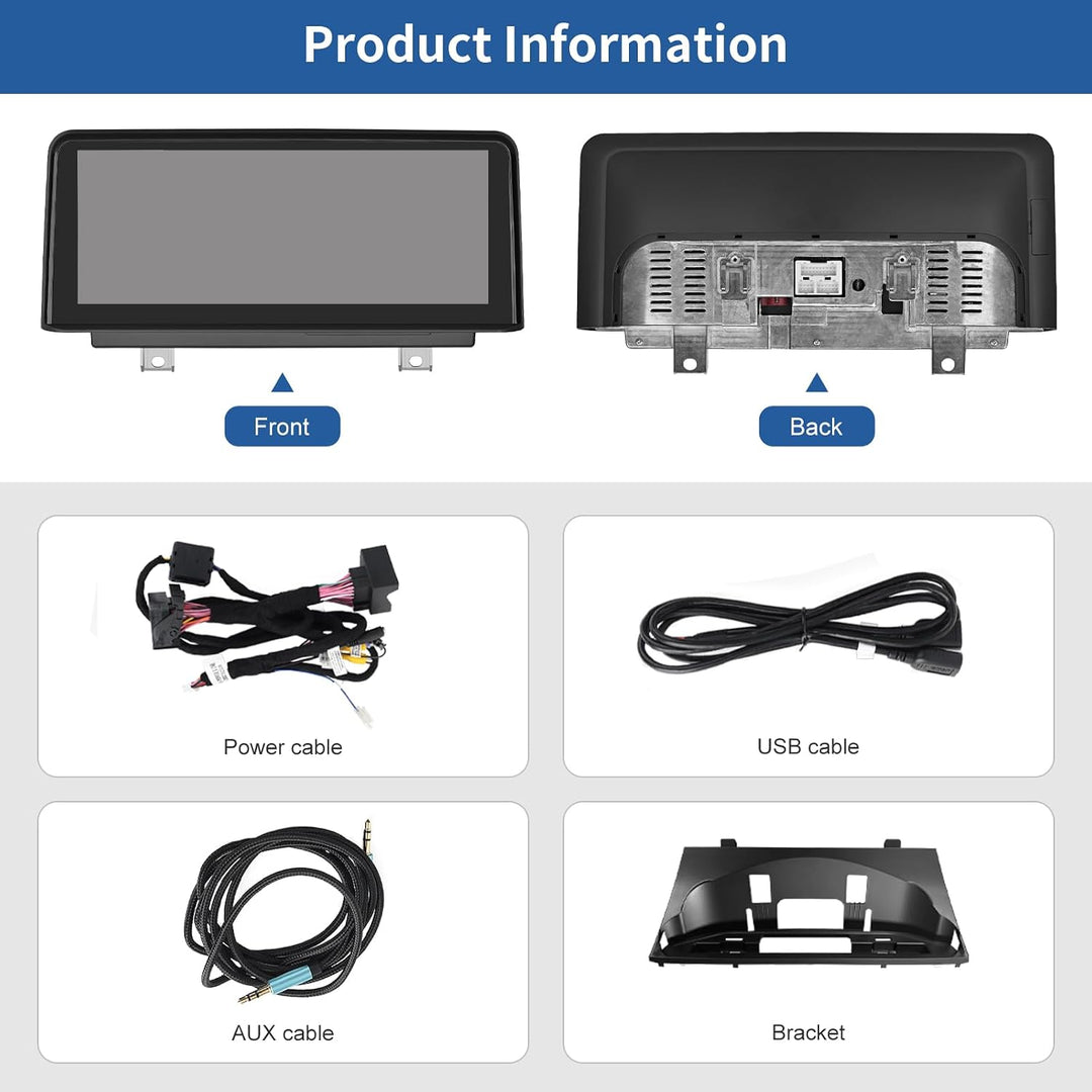 Road Top 10,25 Zoll Autoradio CarPlay für BMW X5 X6 Serie E70 E71 mit CCC | 2007-2009 Jahr, Linux HD