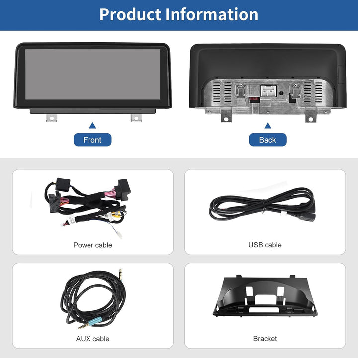 Road Top 10,25 Zoll Autoradio CarPlay für BMW X5 X6 Serie E70 E71 mit CCC | 2007-2009 Jahr, Linux HD