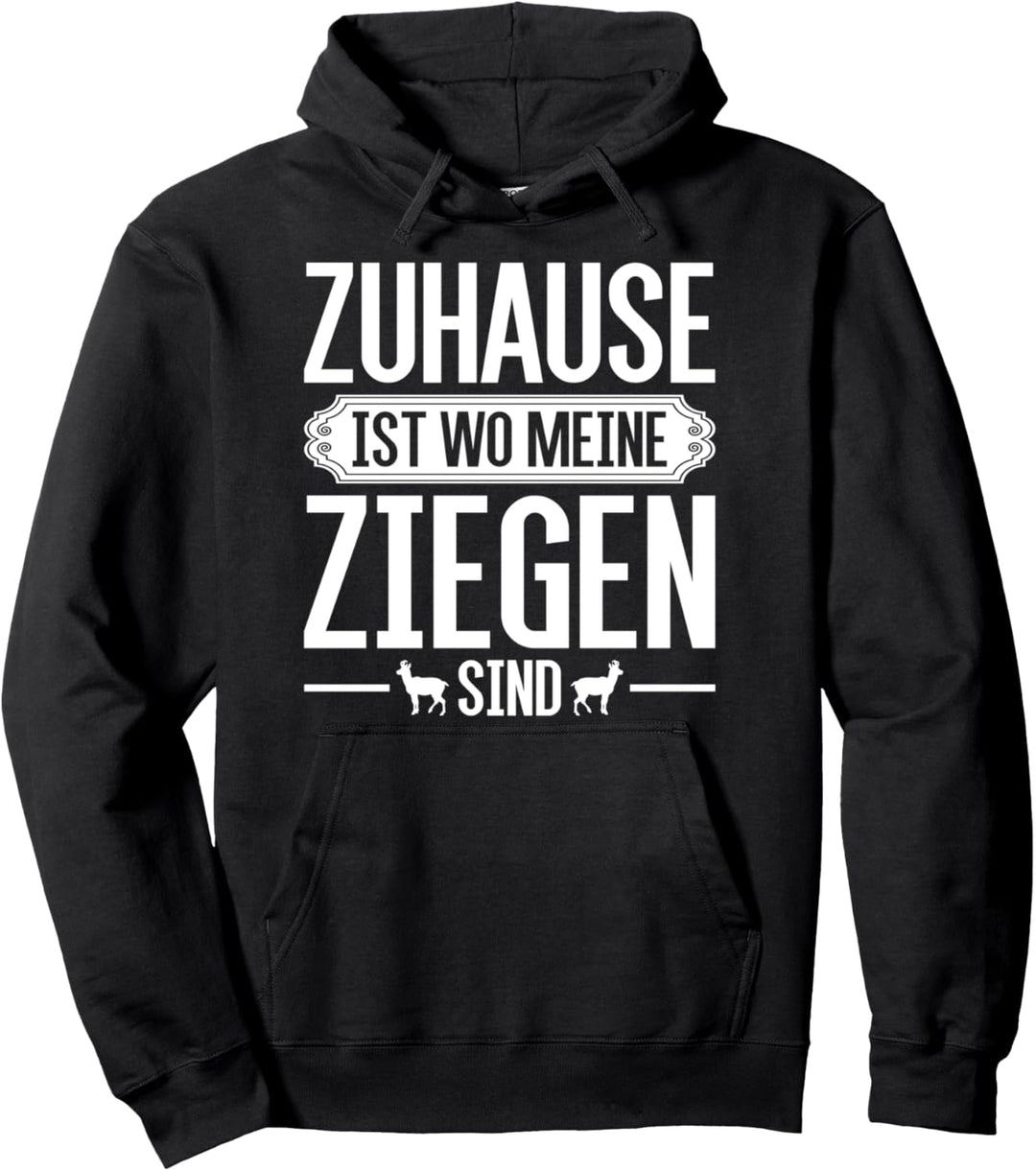 Tiere Bauernhof Tiermotiv Geschenk Ziege Pullover Hoodie