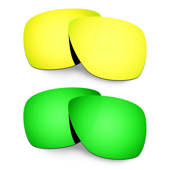 HKUCO Plus Mens Replacement Lenses For Oakley Breadbox - 2 pair